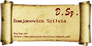 Damjanovics Szilvia névjegykártya